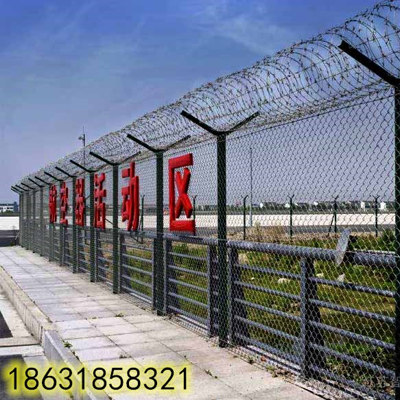 飛機(jī)場護(hù)欄網(wǎng)，機(jī)場圍界網(wǎng)，鋼筋網(wǎng)圍界